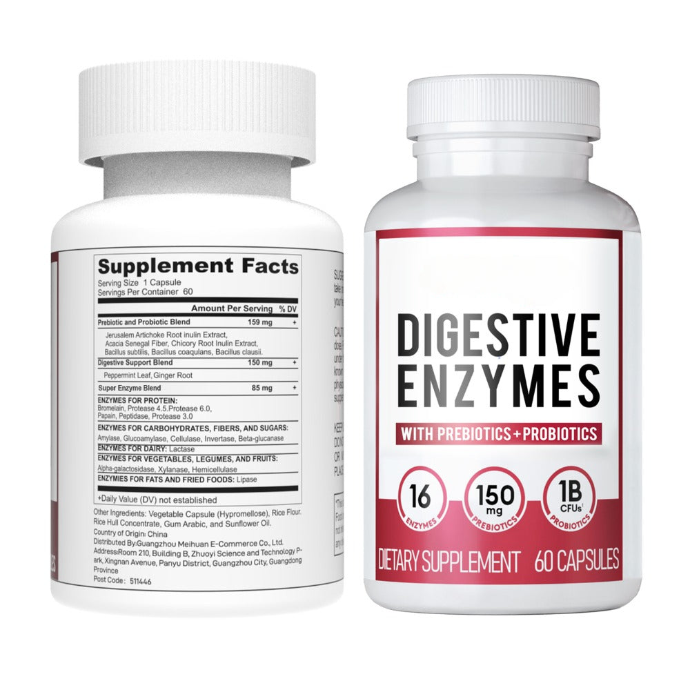 SAPHIRA™ - DIGESTIVE ENZYMES 60CT + 60B PROBIOTIC 30CT