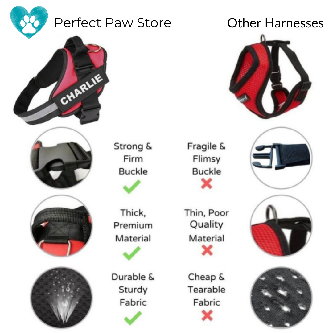 SAPHIRA™ - CUSTOM FIT NO-PULL DOG HARNESS