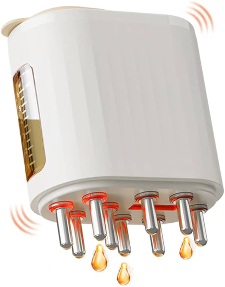 SAPHIRA™ - RED LIGHT THERAPY ELECTRIC SCALP MASSAGER AND HAIR OIL APPLICATOR