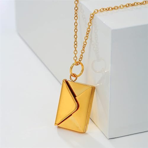 SAPHIRA™ - ENVELOPE LOVE LETTER PENDANT NECKLACE