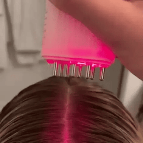 SAPHIRA™ - RED LIGHT THERAPY ELECTRIC SCALP MASSAGER AND HAIR OIL APPLICATOR