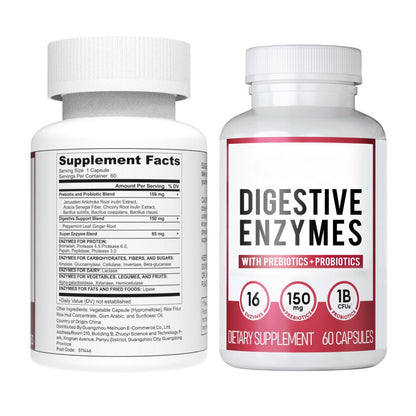 SAPHIRA™  - DIGESTIVE ENZYMES 60CT + 60B PROBIOTIC 30CT