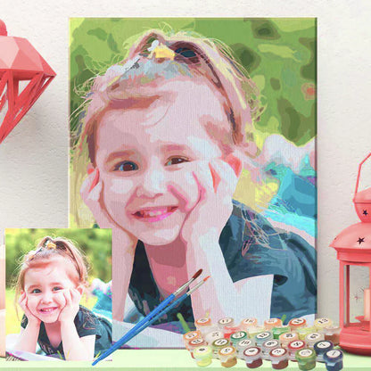 SAPHIRA™   - PERSONALIZED PAINT BY NUMBERS KIT
