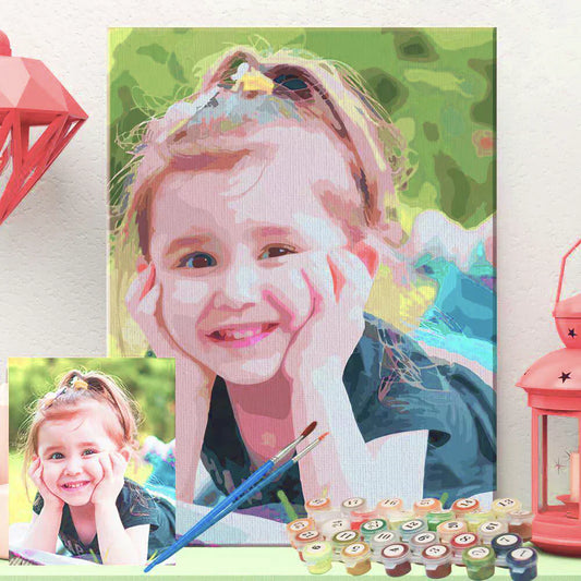 SAPHIRA™   - PERSONALIZED PAINT BY NUMBERS KIT